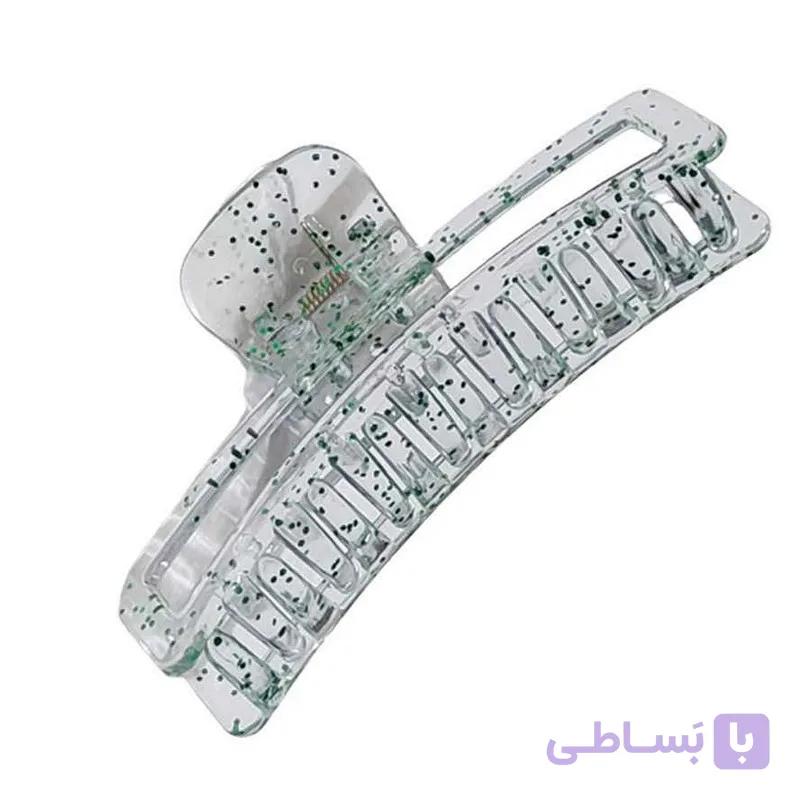 کلیپس مو زنانه مدل اکلیلی شیشه ای باریک — تصویر 1
