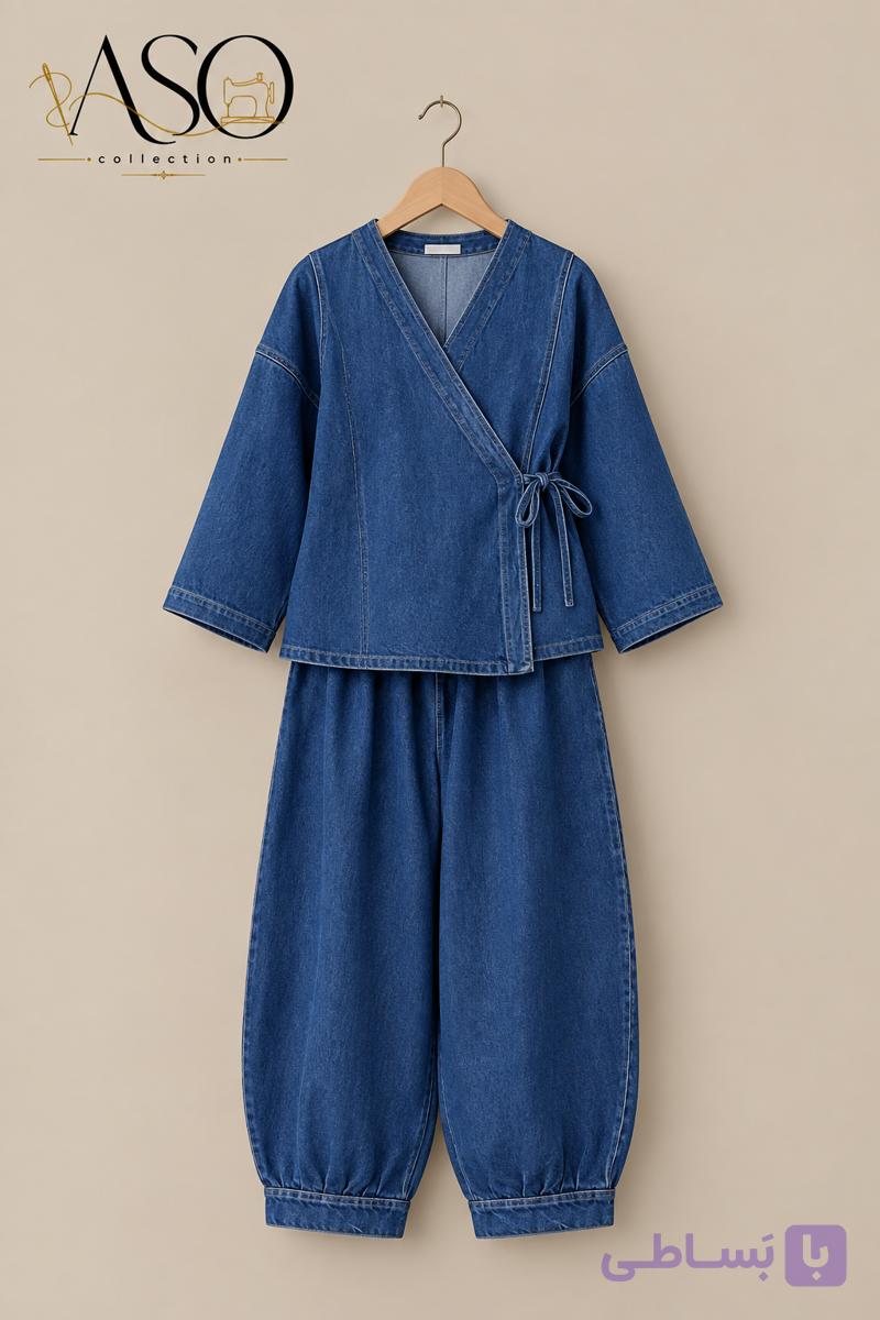 ست شومیز شلوار جین آنابل | ASO Collection