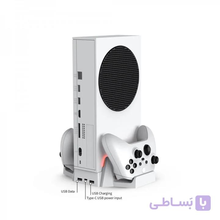 پایه شارژر دسته بازی دابی مدل Dobe TYX-0663 مناسب برای XBOX Sereis S به همراه باطری — تصویر 1
