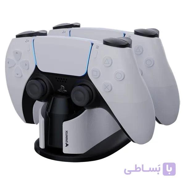 پایه شارژر دسته PS5 مدل W20P504-01 اسپارک فاکس — تصویر 1