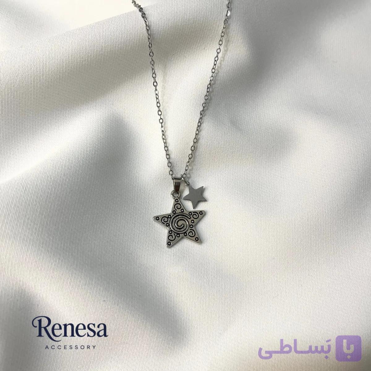گردنبند اسپیرال ستاره با آویز ستاره