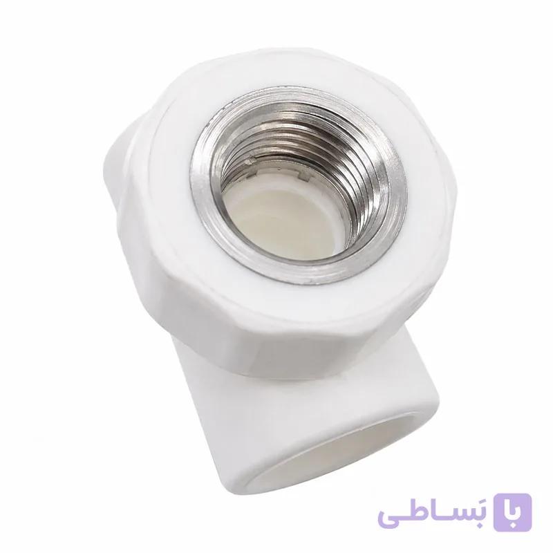 سه راهی بوشن فلزی پروپلین سفید آذین (تمام سایز ها )