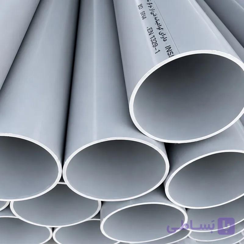 لوله فاضلاب PVC نانو پلیمر یاس ( تمام سایز ها )