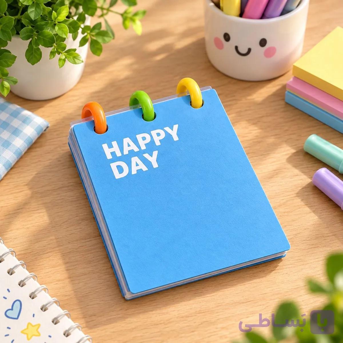 دفترچه یادداشت HAPPY DAY — تصویر 1