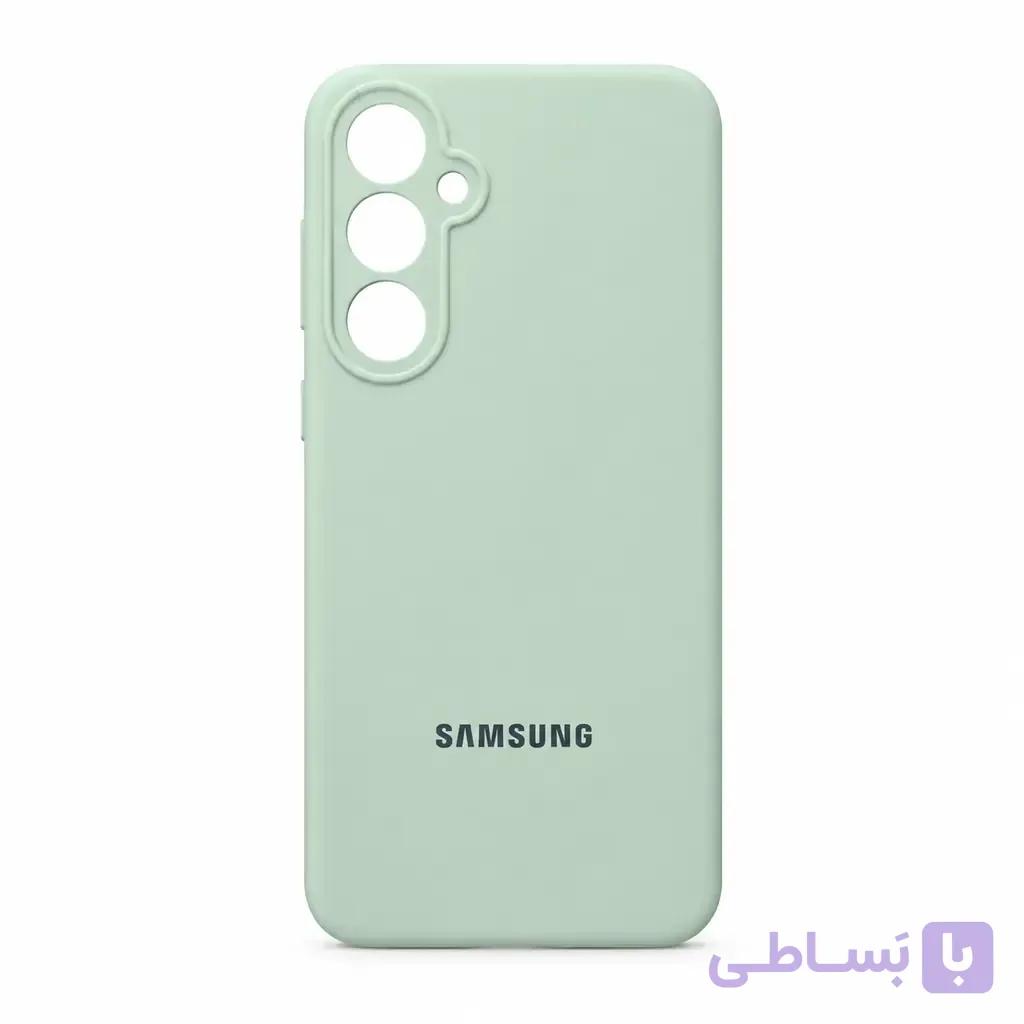 قاب سیلیکونی سامسونگ Galaxy A55 اورجینال محافظ لنز — تصویر 1