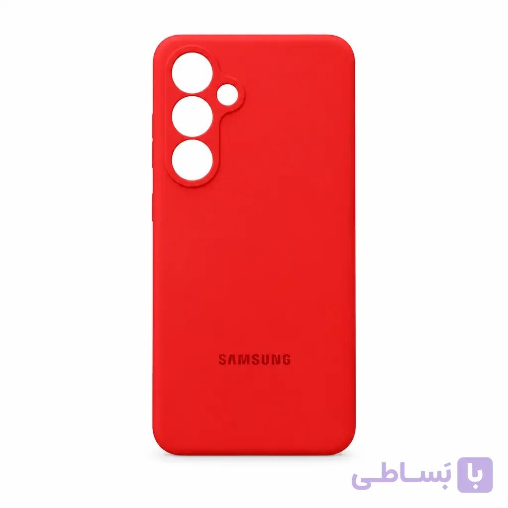 خرید قاب سیلیکونی سامسونگ S24 FE اورجینال محافظ لنزدار — تصویر 1