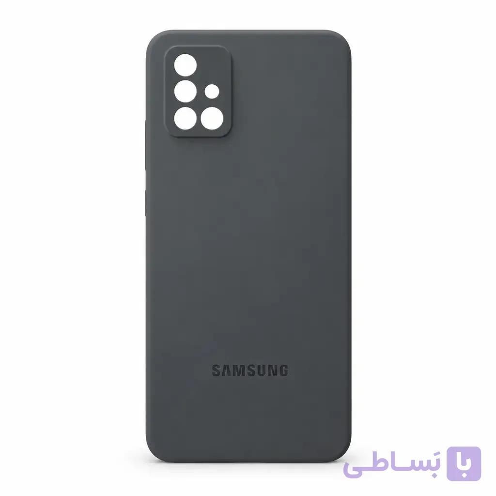 قاب سیلیکونی سامسونگ Galaxy A51 اورجینال محافظ لنزدار — تصویر 1