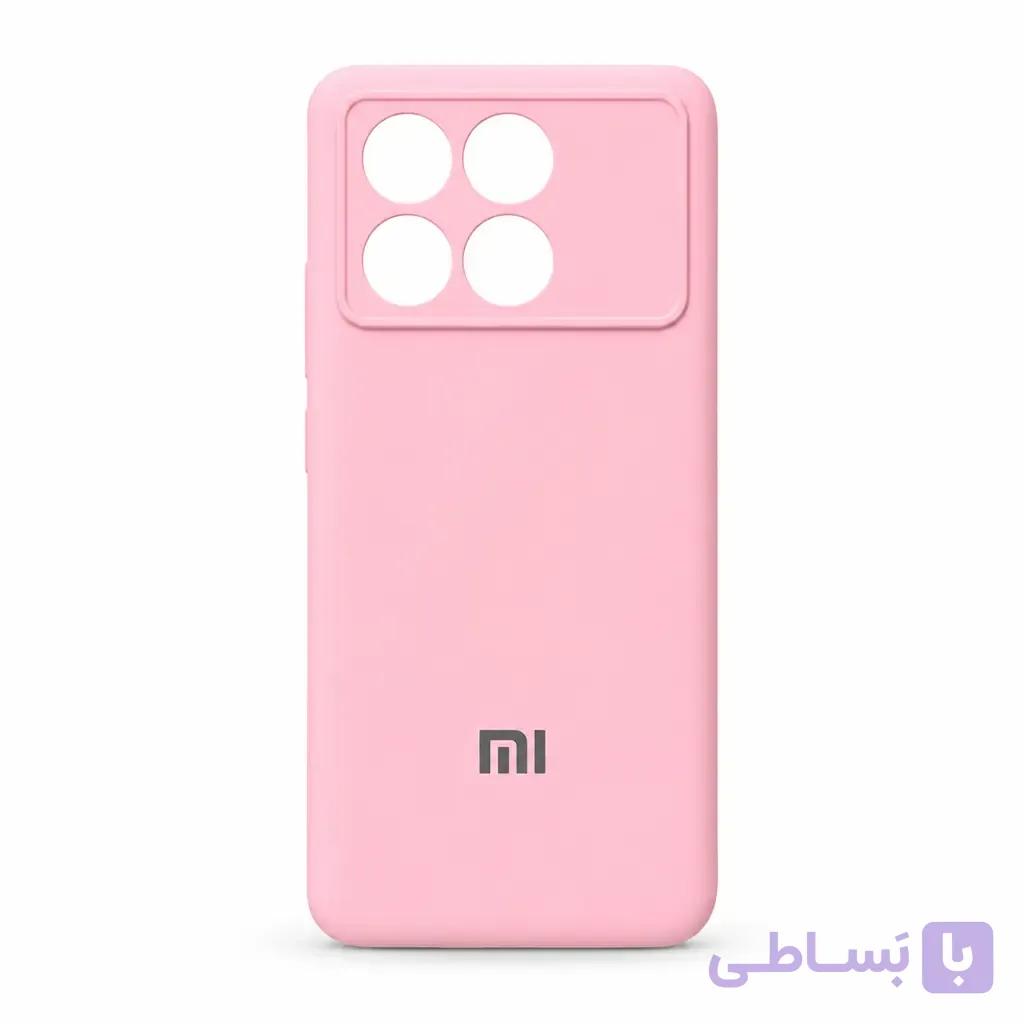 خرید قاب سیلیکونی شیائومی Poco X6 Pro اورجینال محافظ لنزدار — تصویر 1