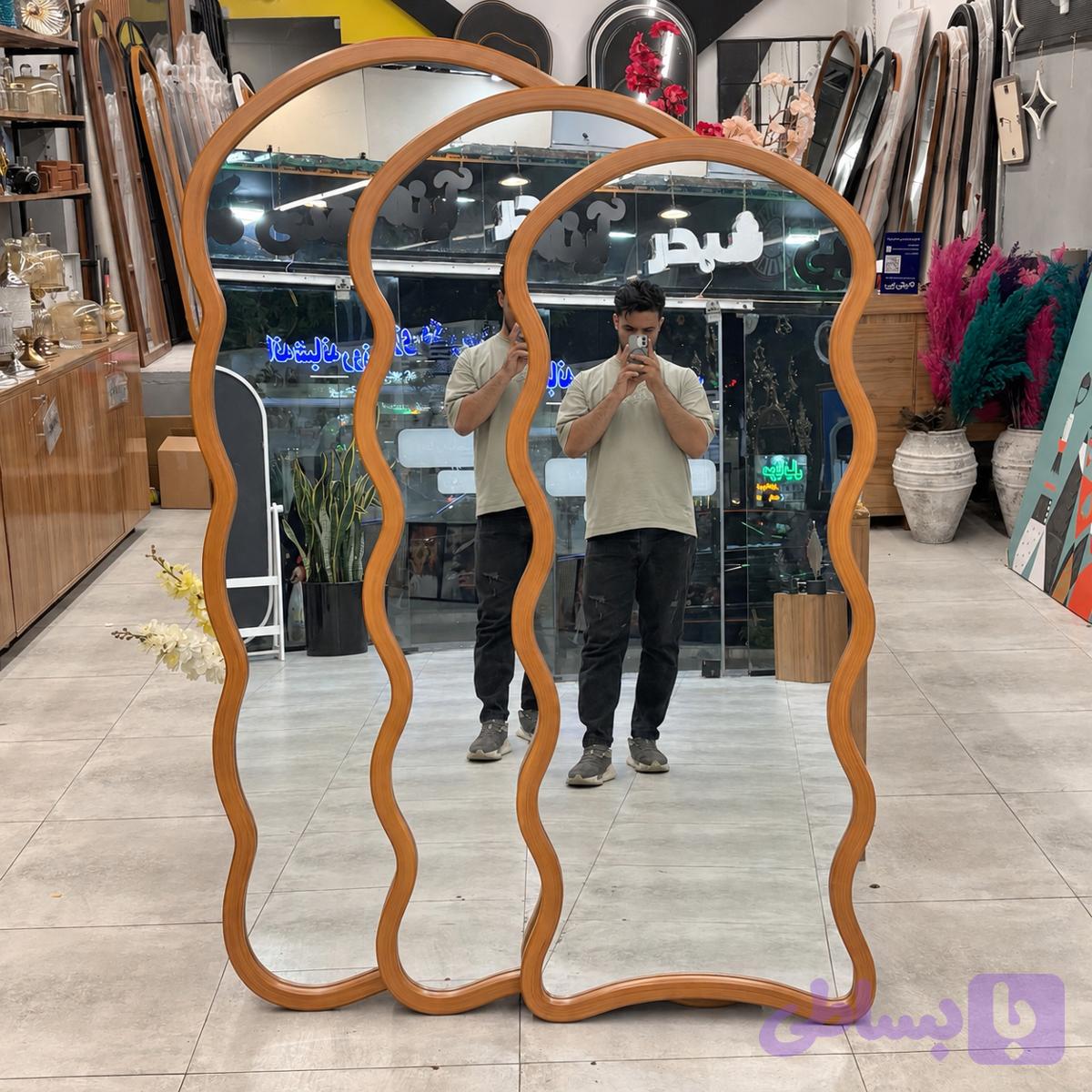 آینه قدی مدل ابرا vip سایز 85 در 185