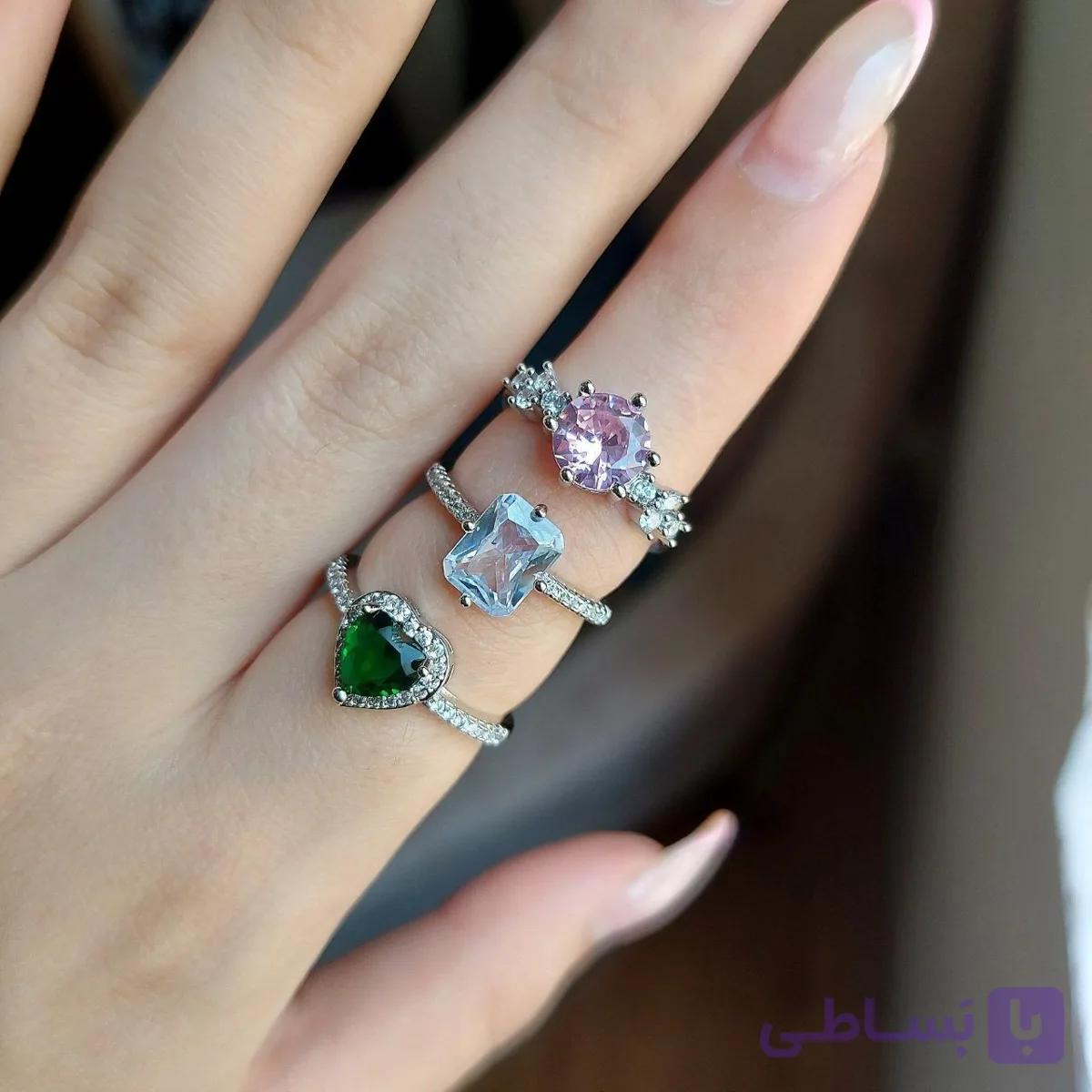 انگشتر جواهری💍💎 — تصویر 1