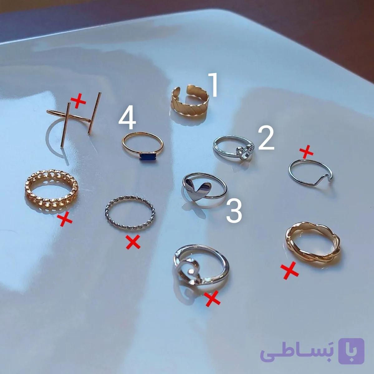 انگشتر های مینیمال💫 — تصویر 1