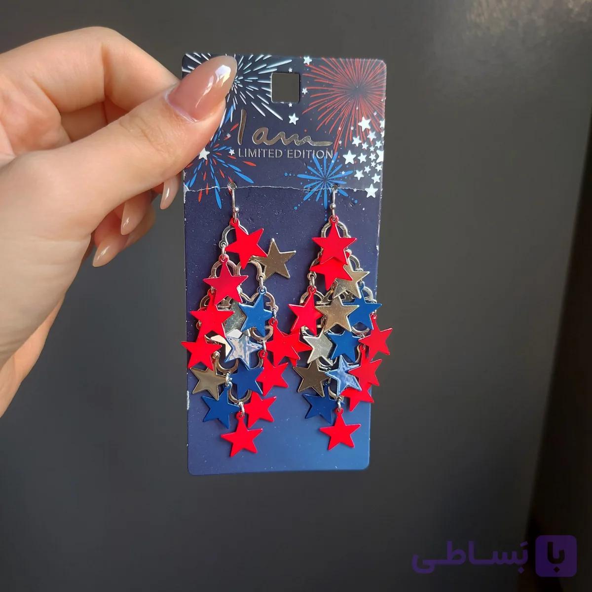 گوشواره ستاره ⭐️❤️ — تصویر 1