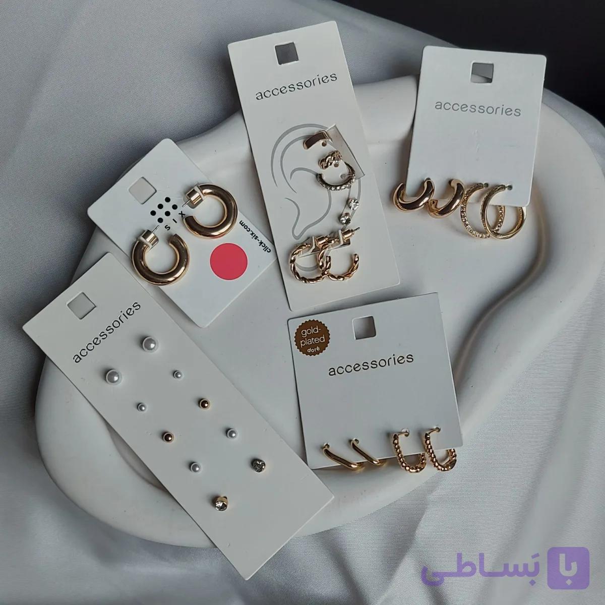 گوشواره طلایی آبکاری شده✨️ — تصویر 1