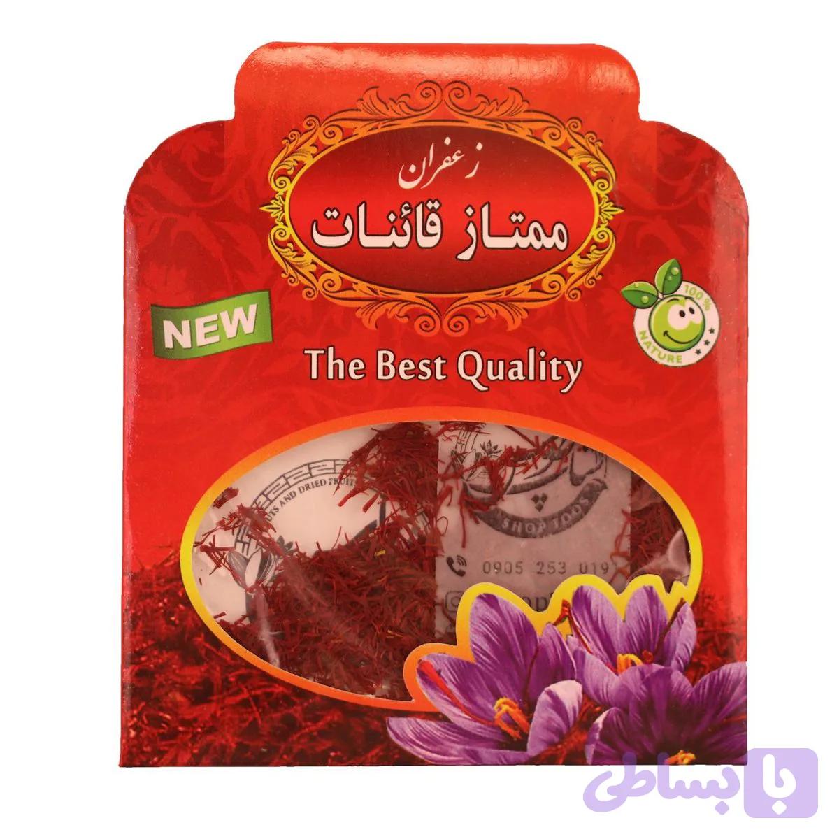 زعفران نرمه نیم مثقال در بسته بندی پاکتی
