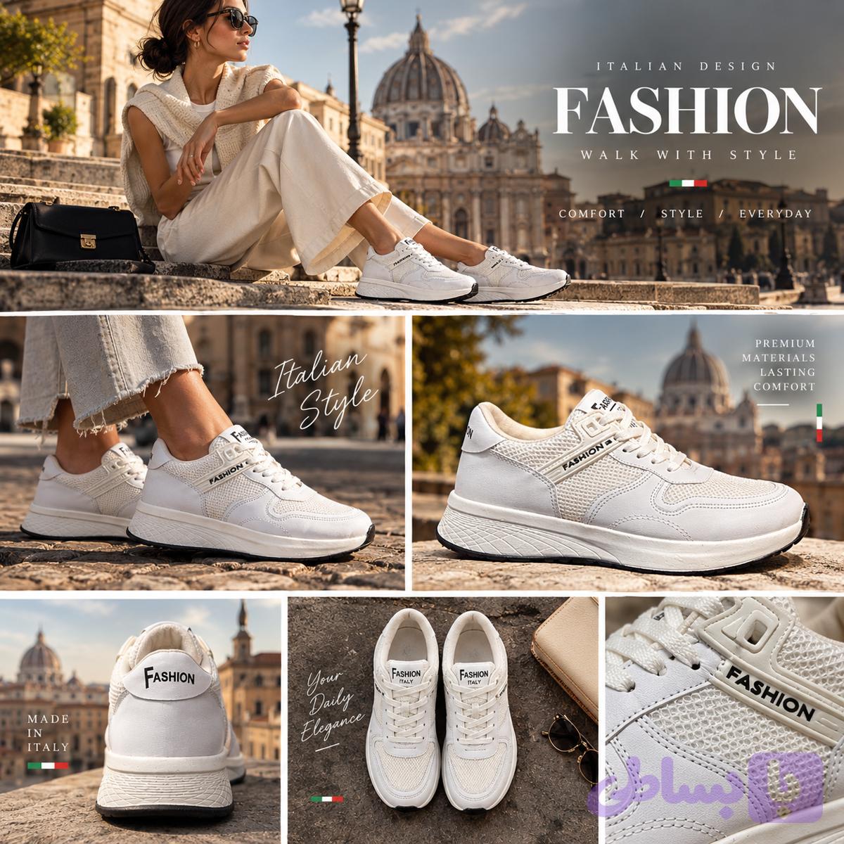 کتونی زنانه مدل fashion — تصویر 1