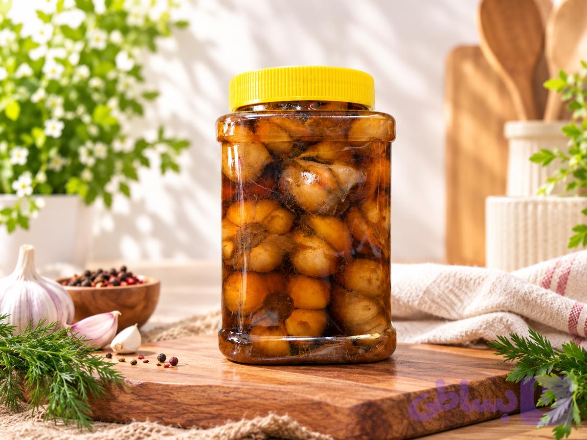 سیر ترشی خانگی خوش‌طعم و اصیل | سیر ترشی باکیفیت