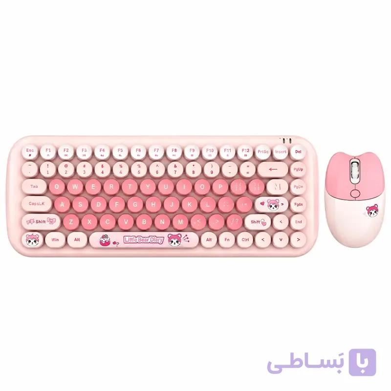 کیبورد و ماوس بی سیم مافی مدل Candy — تصویر 1