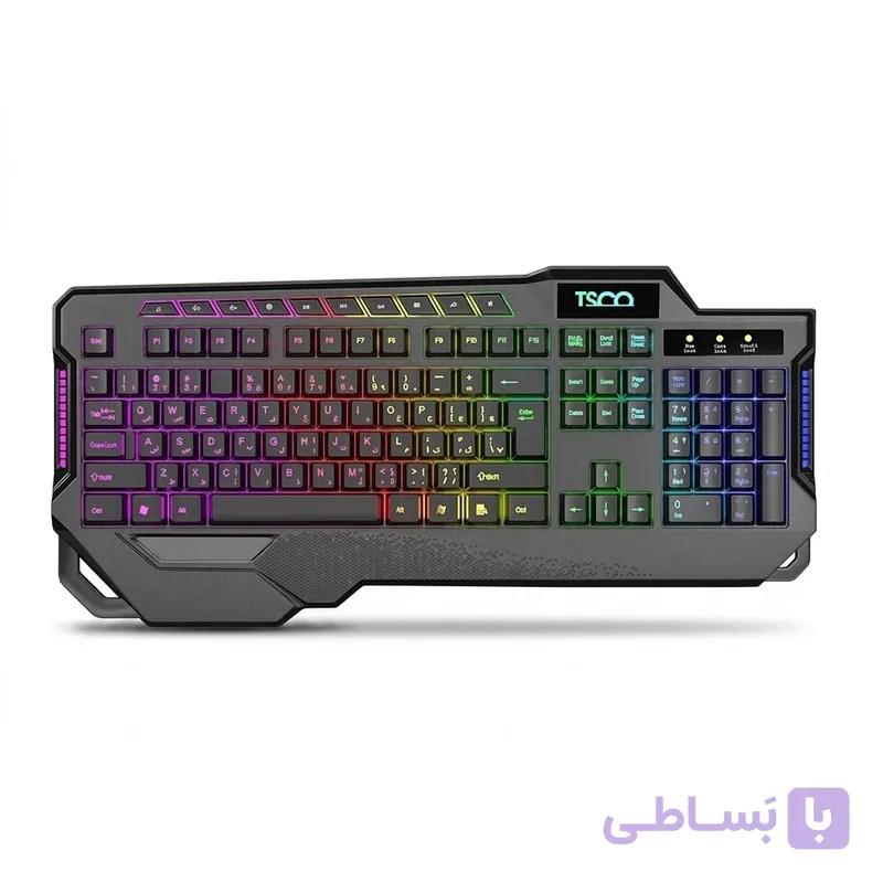 کیبورد تسکو مدل TK8088 GA با سیم — تصویر 1