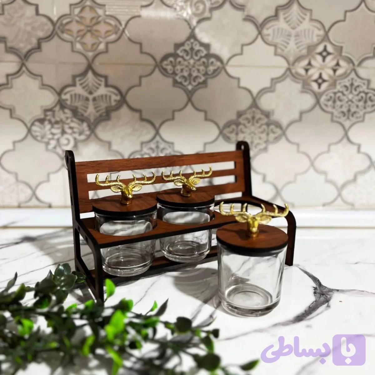 ست جا ادویه طرح نیمکت