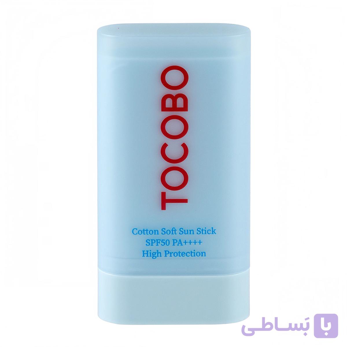 ضد آفتاب استیکی توکوبو اصل با SPF 50 حاوی عصاره پنبه کتان وزن 19 گرم