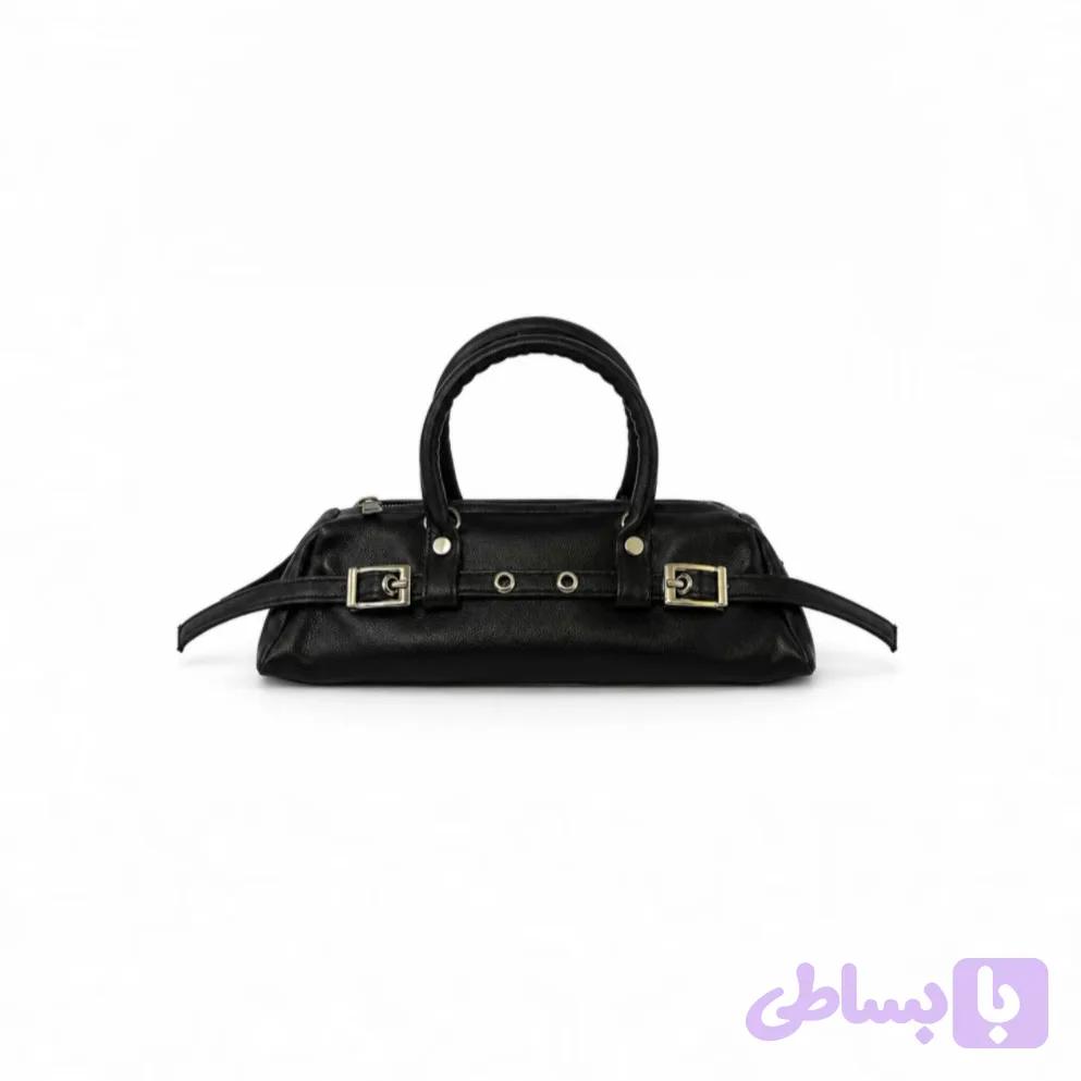 کیف سگک‌دار رنگ مشکی