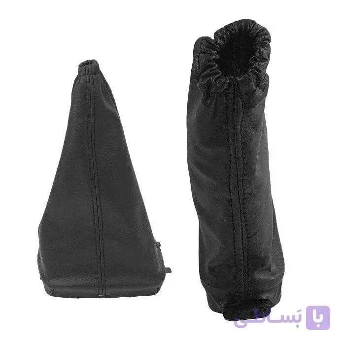 گردگیر دنده قطعه سازان کبیر مدل DAN-131-1030294 مناسب برای پراید 131 به همراه گردگیر ترمز دستی