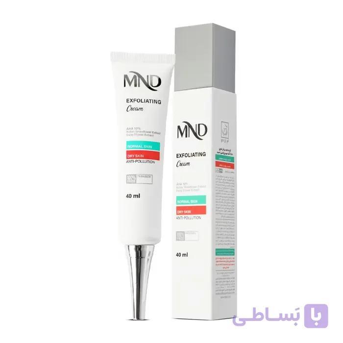 کرم لایه بردار حاوی 10% آلفاهیدروکسی اسید ام ان دی مناسب پوست معمولی و خشک