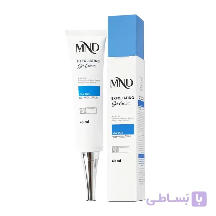 ژل کرم لایه بردار حاوی 2% بتاهیدروکسی اسید ام ان دی مناسب پوست چرب