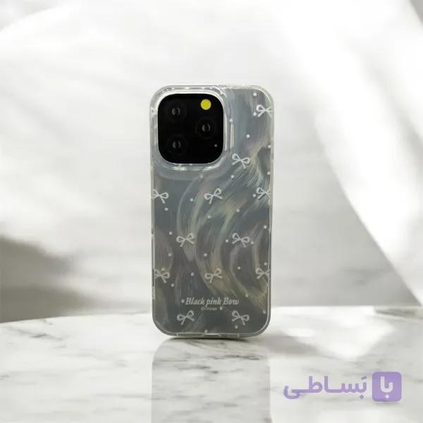 قاب هولوگرامی imd پاپیون سفید آیفون 16promax