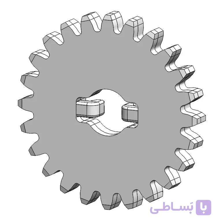 چرخ دنده خورشیدی ساده 24 دنده EasyMech