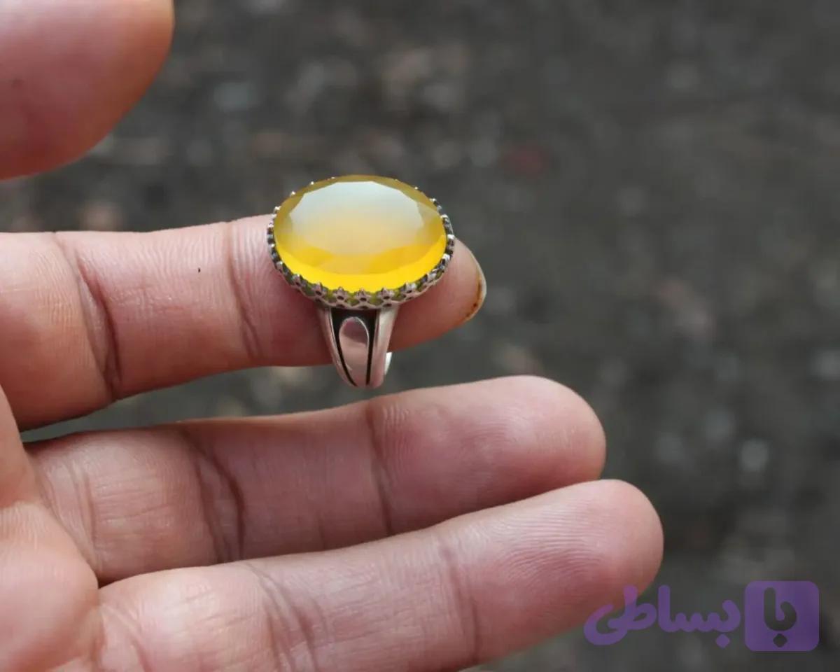 انگشتر آلیاژی شرف الشمس مردانه | انرژی، جذبه و قدرت در دستان شما کد 3848