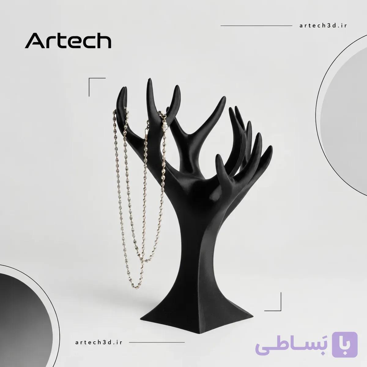 استند و آویز جواهرات طرح درخت