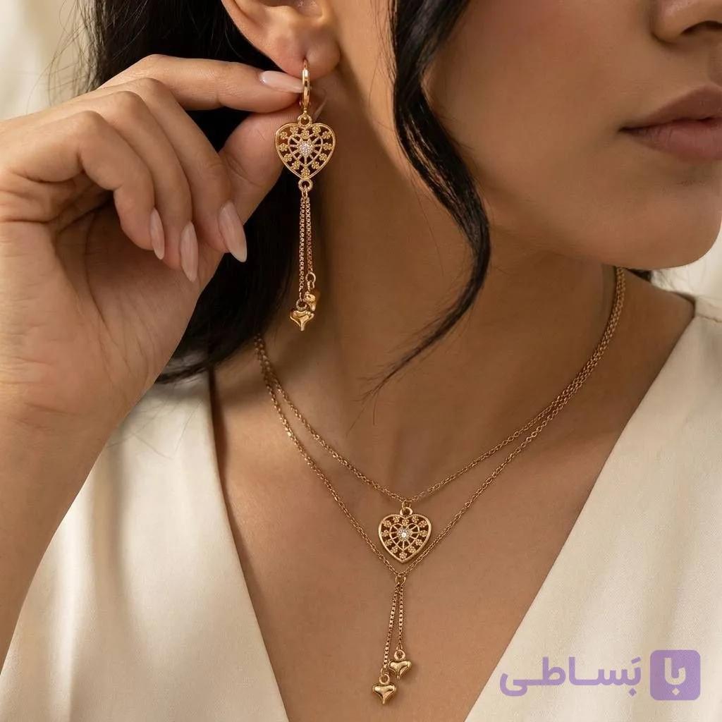 نیم ست آویزدار ژوپینگ