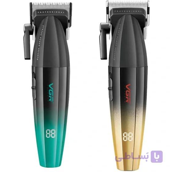 ماشین اصلاح وی جی آر مدل V-003 با تیغه سرامیک ضد آب و برش مستقیم
