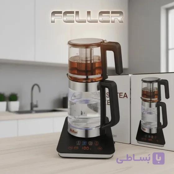 چای ساز فلر مدل TS333 با ظرفیت ۲۲ لیتر و قوری ۱۵ لیتر