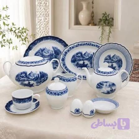 سرویس 102 پارچه سن پترزبورگ چینی زرین