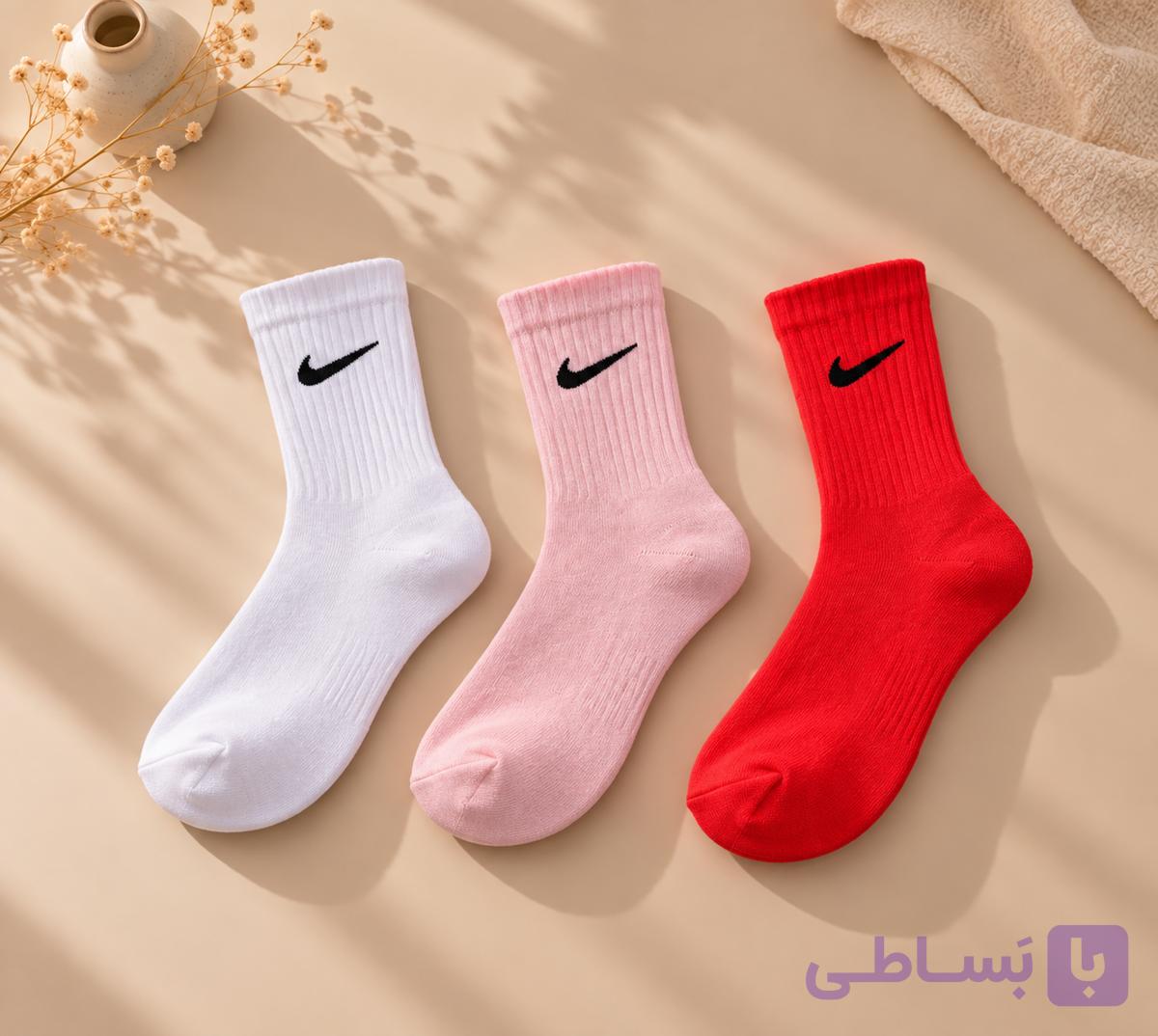 جوراب ورزشی  نیم ساق زنانه مدل SM-3 مجموعه 3 عددی