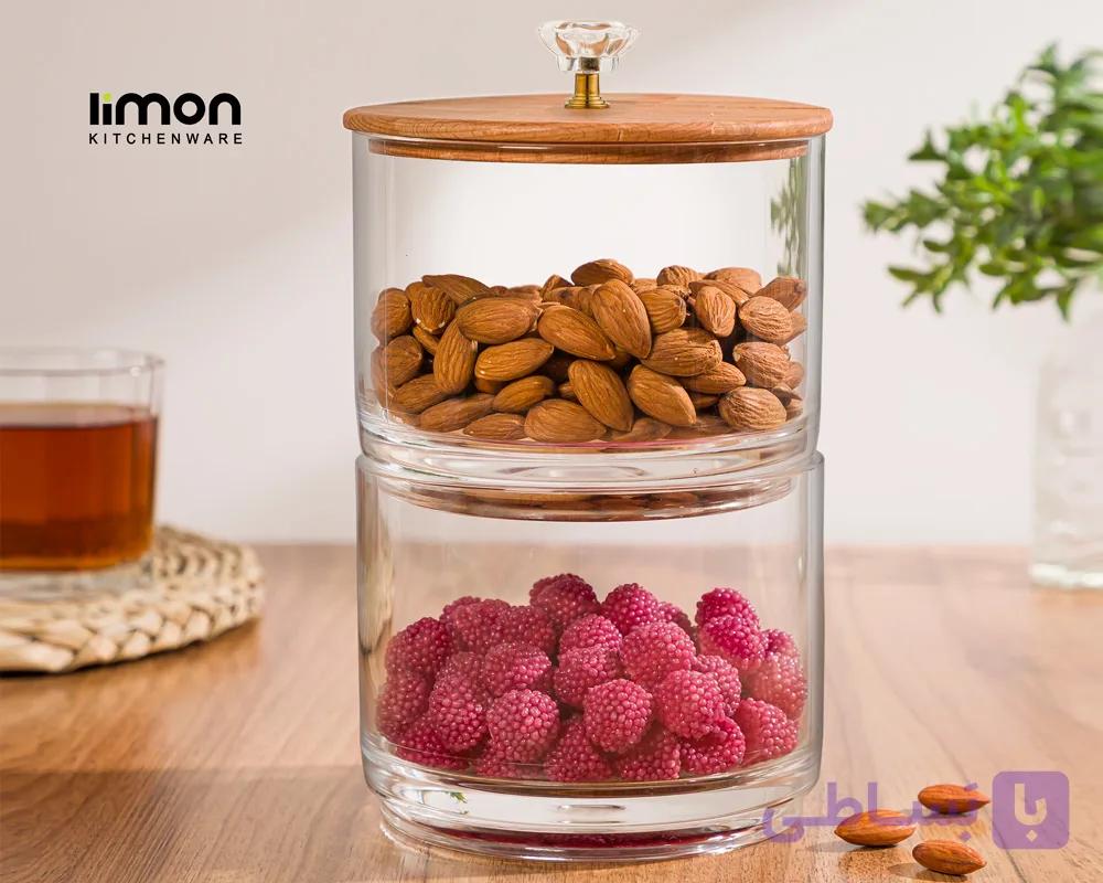 شکلات خوری درب چوبی لیمون — تصویر 1