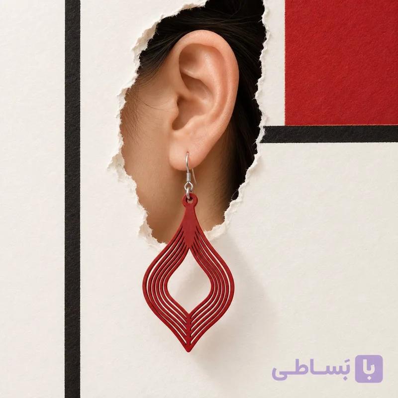 گوشواره آویز زنانه مدل اشکی VALA