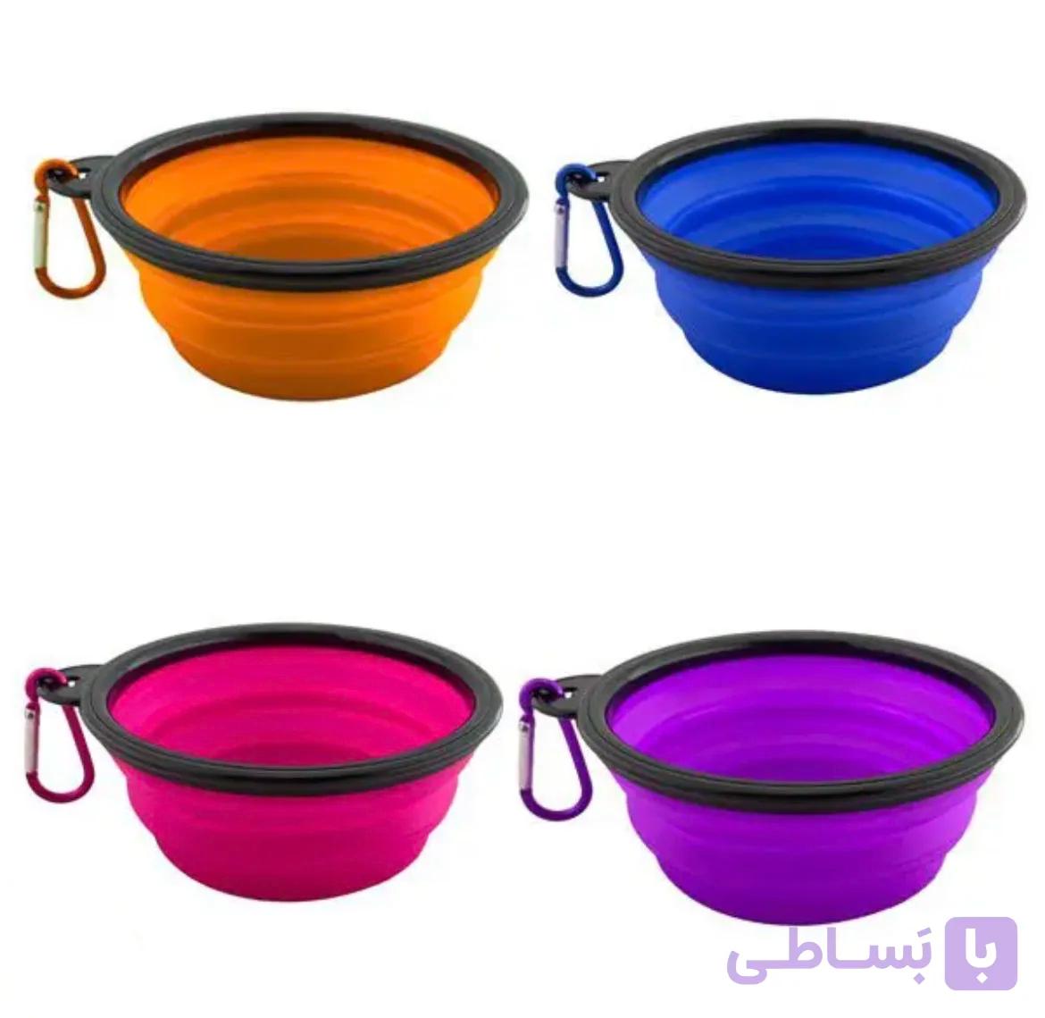 ظرف غذا سیلیکونی تاشو سگ و گربه رزپت