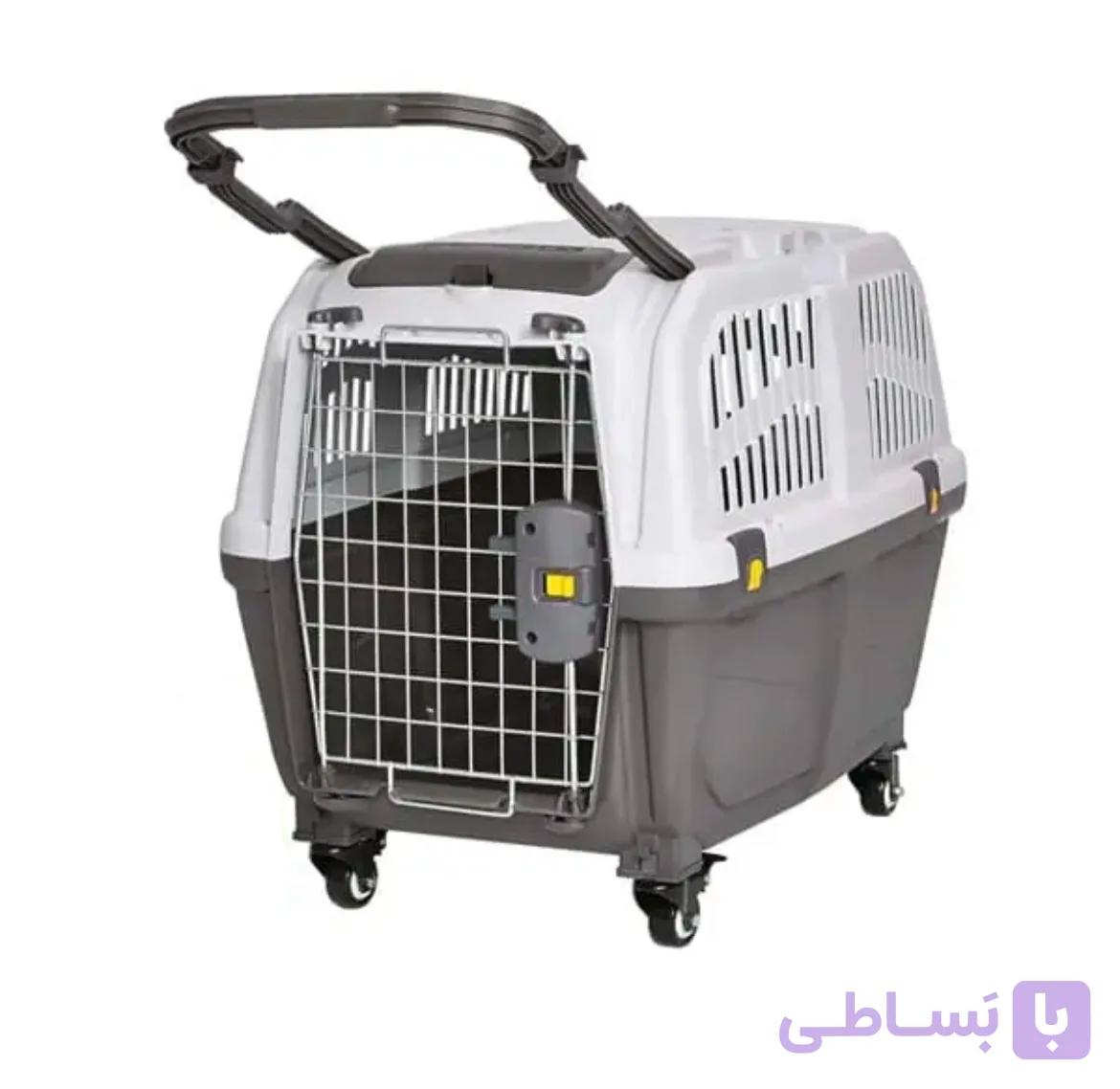 باکس حمل سگ و گربه هپی پت مدل رها به همراه چرخ سایز 7