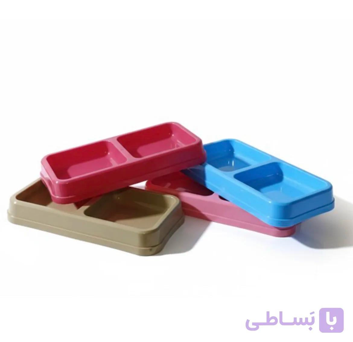 ظرف آب و غذای دوقلو سگ و گربه لیلین