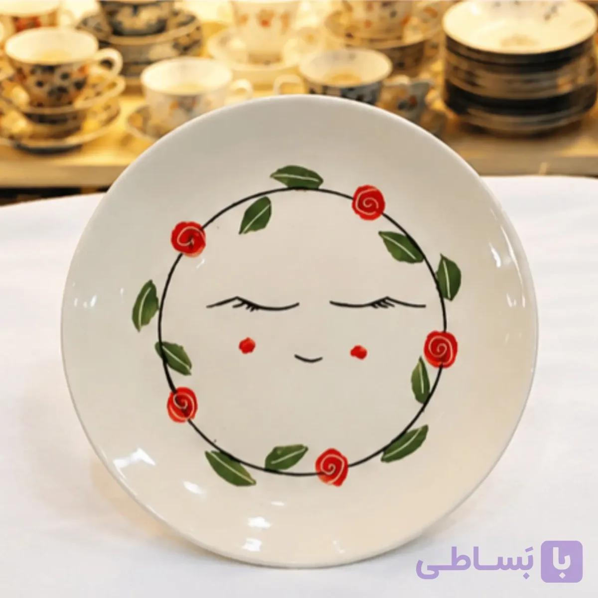 بشقاب طرح لبخند