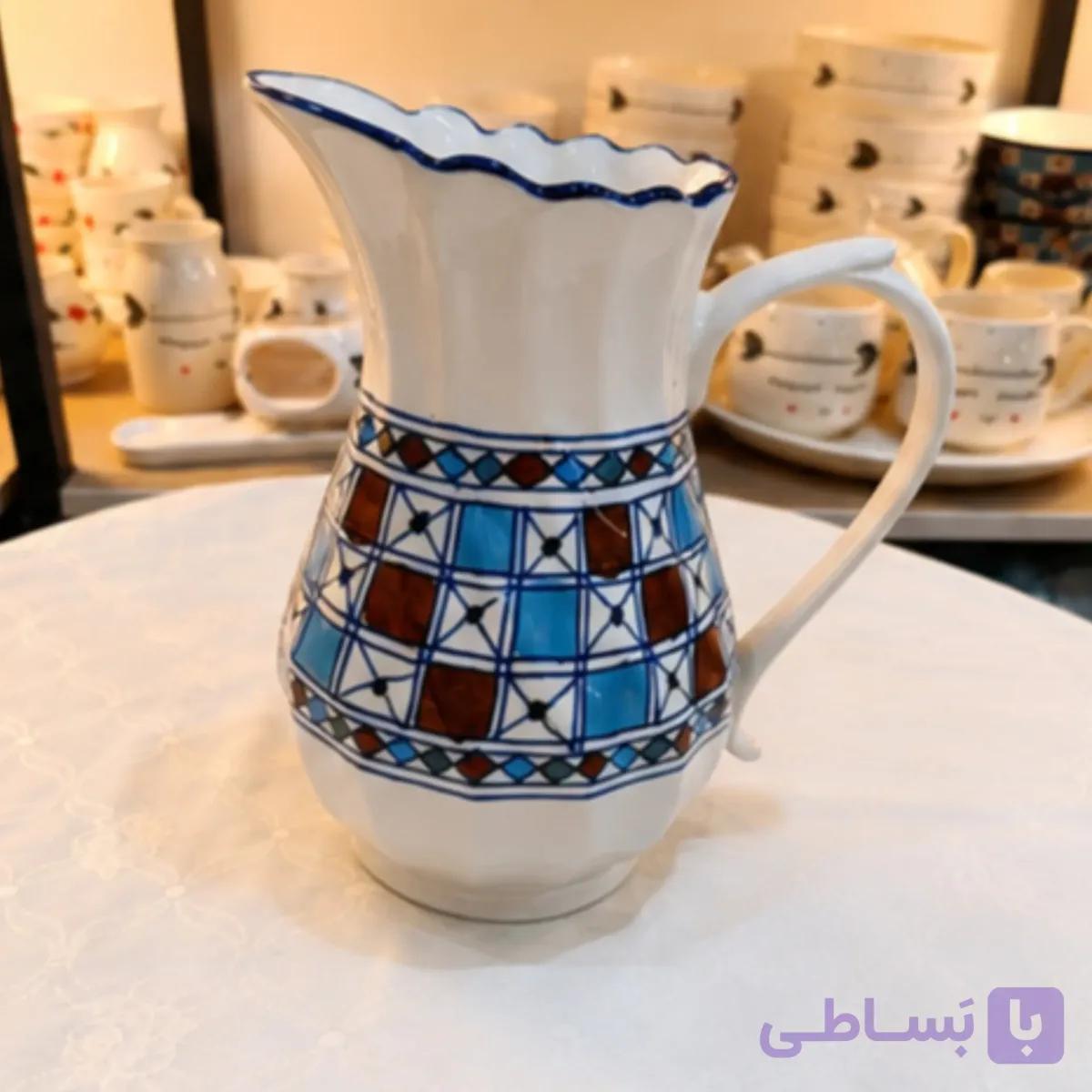 پارچ آب طرح چهارخونه ایی