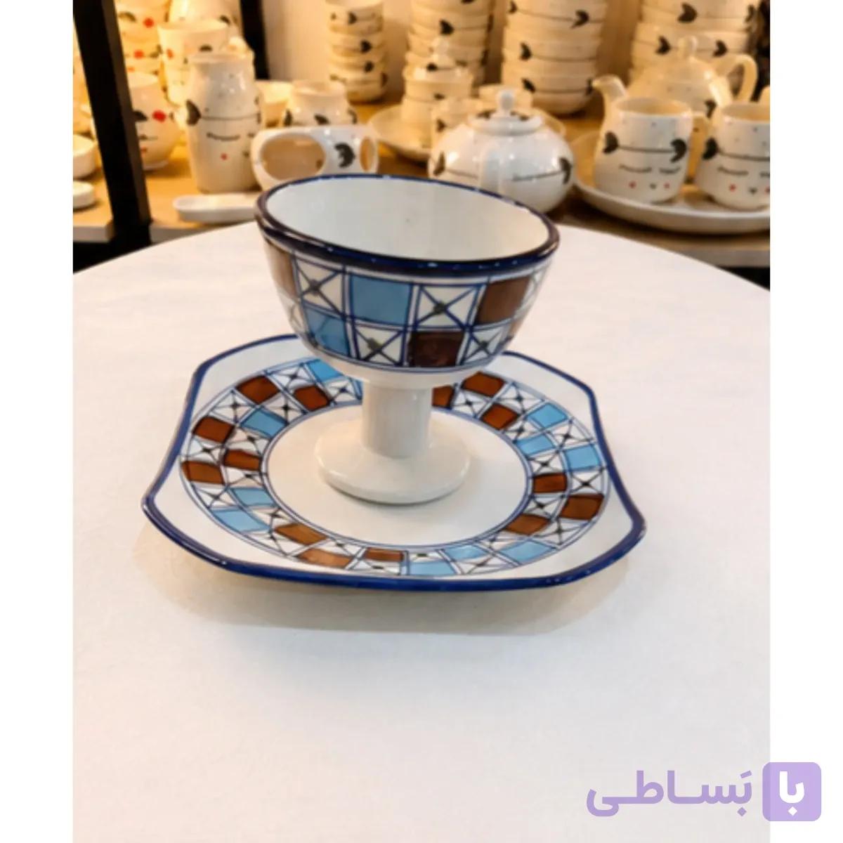 بستی خوری طرح چهارخونه ایی — تصویر 1