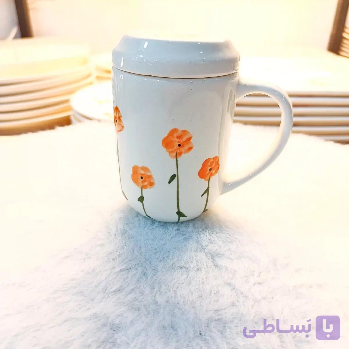ماگ طرح گل شقایق — تصویر 1
