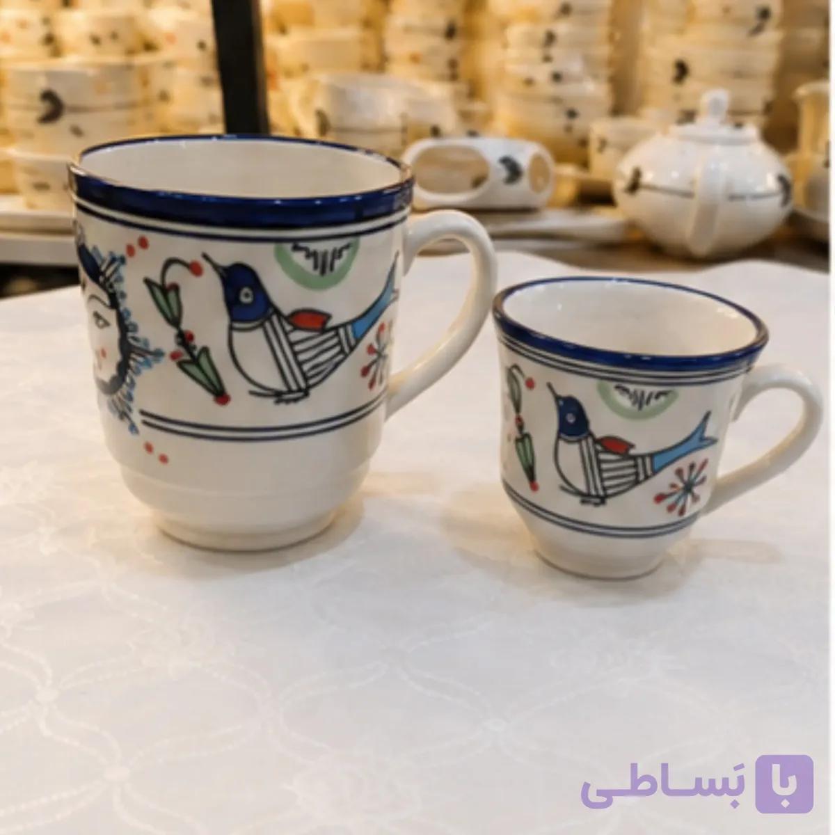 لیوان طرح گنجیشک — تصویر 1