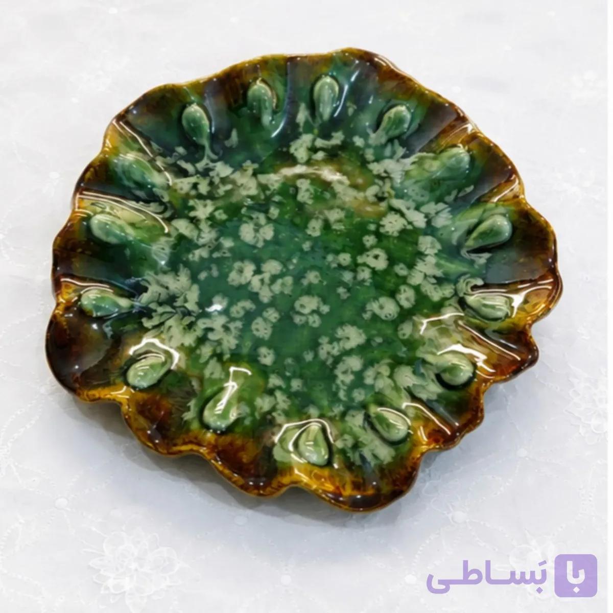 پیش دستی طرح برگ سبز