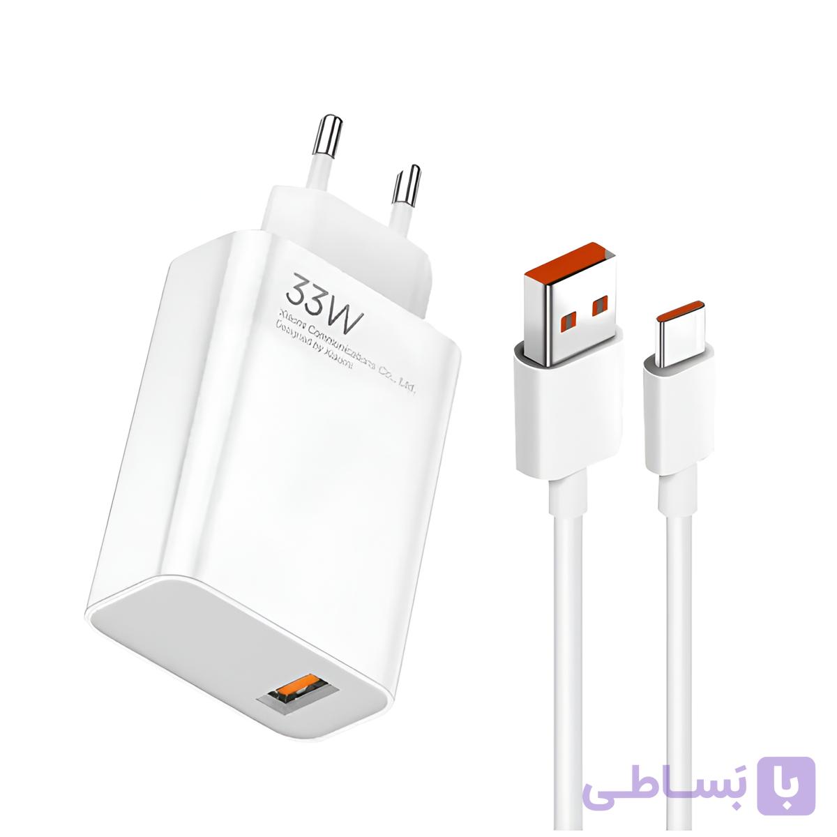 کابل وکلگی شیاومی 33وات داخل جعبه ای اصل — تصویر 1
