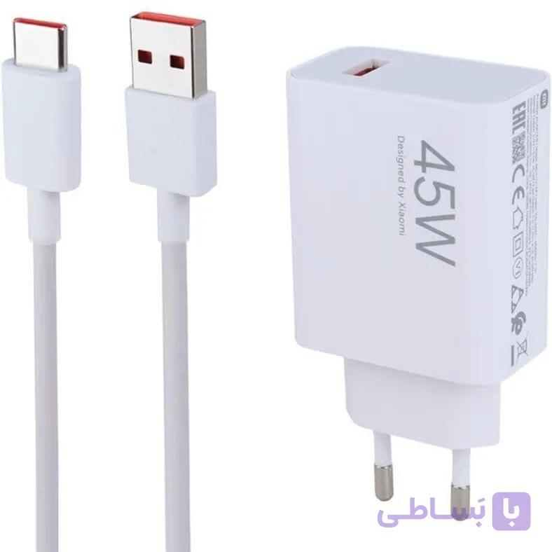کابل وکلگی شیاومی 45وات داخل جعبه ای اصل (کپی) — تصویر 1